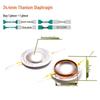 25-51 Core Tweeter Voice Coil Diaphragm Round Flat Wire with Pillar Speaker Repair Parts