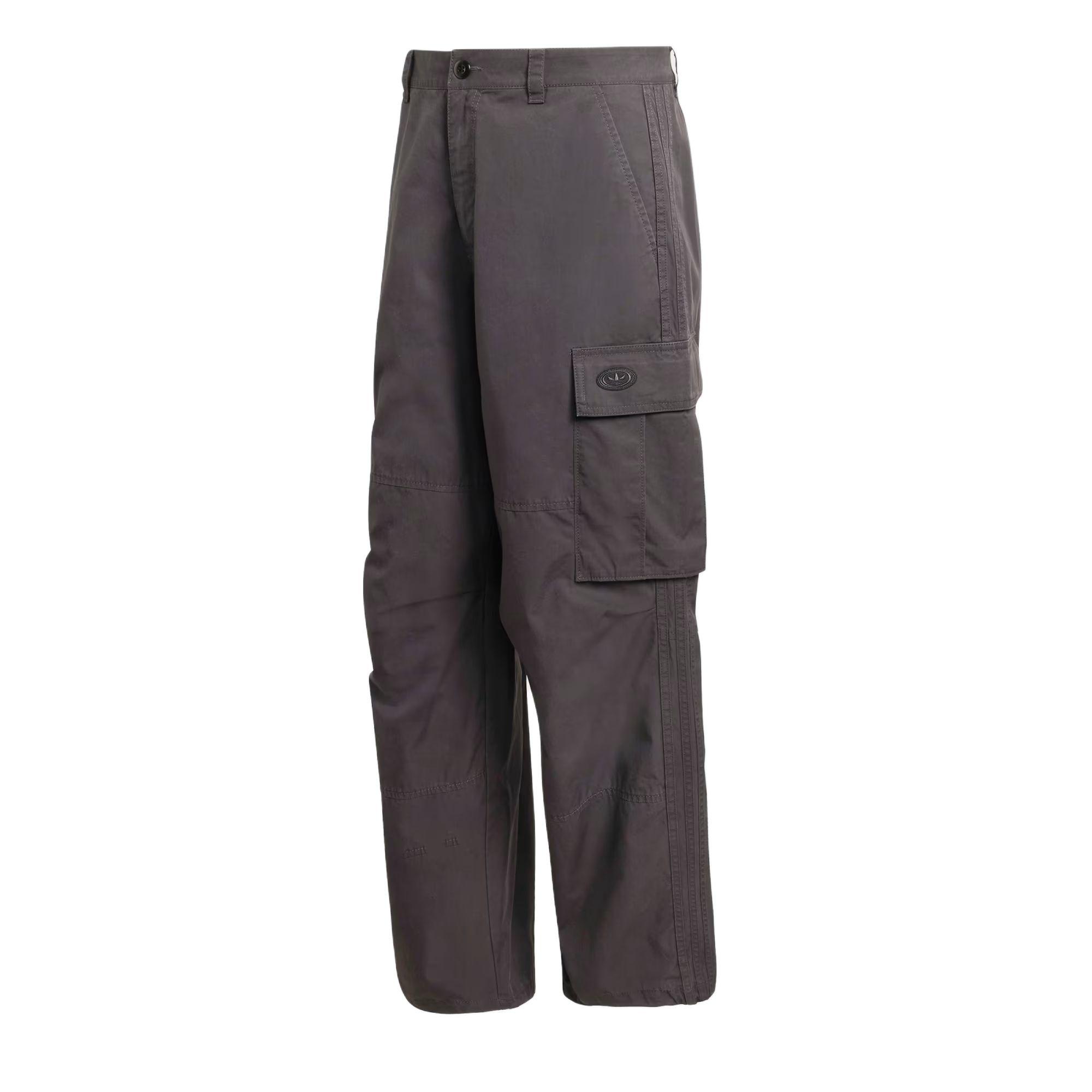 

Adidas Originals FW25 Alternative Sport Loose Fit Solid Color Zip-Up Cargo Pants Men bottoms KS6854 32