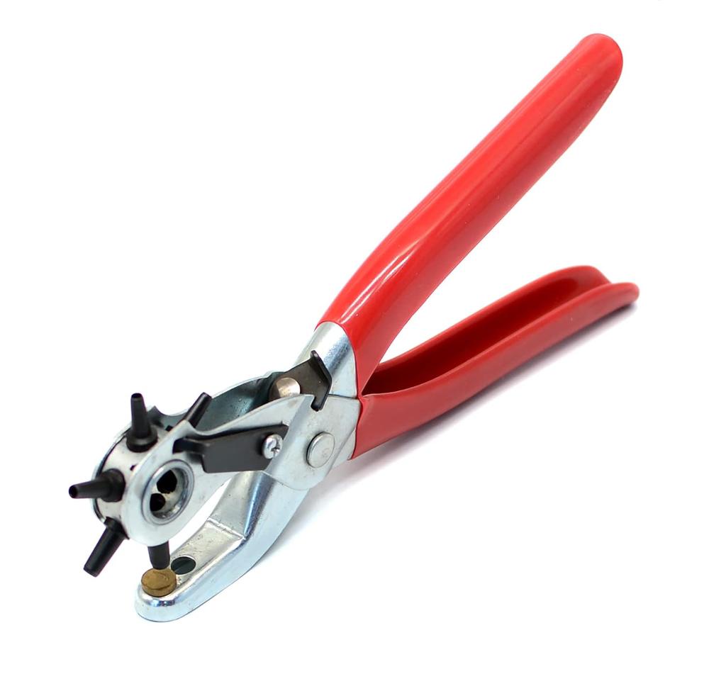 Leather Punch, 6-Size Rotating Belt Hand Hole Punch, Multi-Size Home DIY Easy, Suitable for Belt Leather Crafts