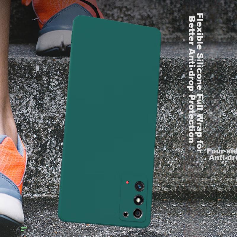 Phone Case for HONOR X30Max, HONOR X30Max Protective Cover, Full Lens Protection Upgraded Frosted Anti-Drop Slim Silicone Soft Case - Midnight Black