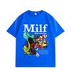 Man L Love Fish Funny Ocean Meme Graphic T Shirts Harajuku Y2k Short Sleeve T-shirt Men Women Clothing Oversized T-shirts