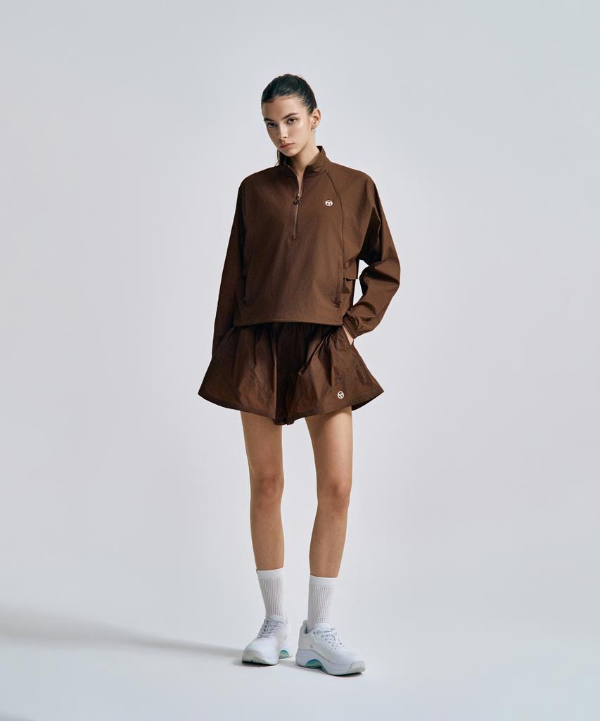 Sergio Tacchini W Cushlite Lightweight Anorak (D.Brown)