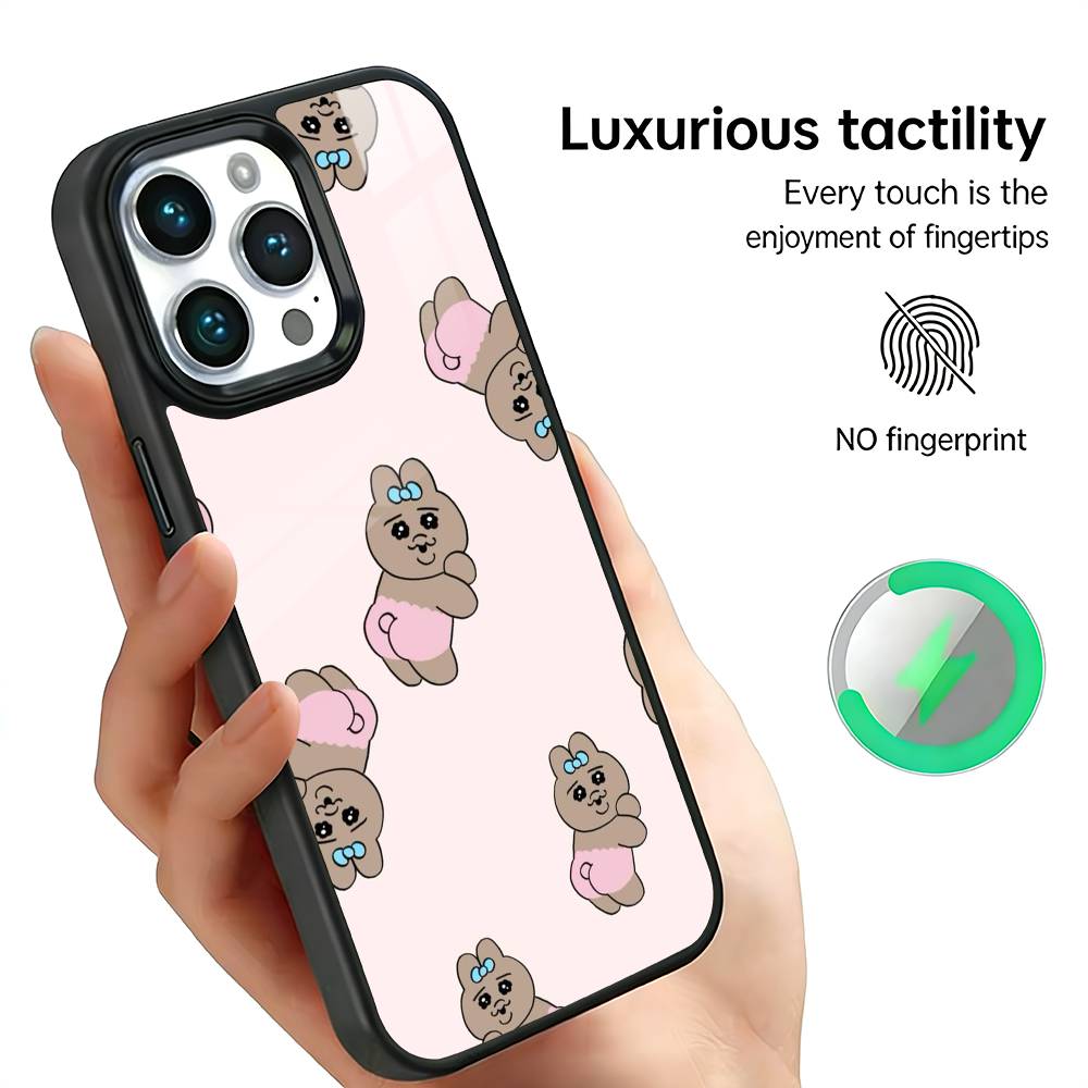 Cartoon O-Opanchu Usagi Phone Case For iPhone17,16,15,14,13,12,11 Plus,Pro Max For Magsafe Wireless Charging iPhone16PRO