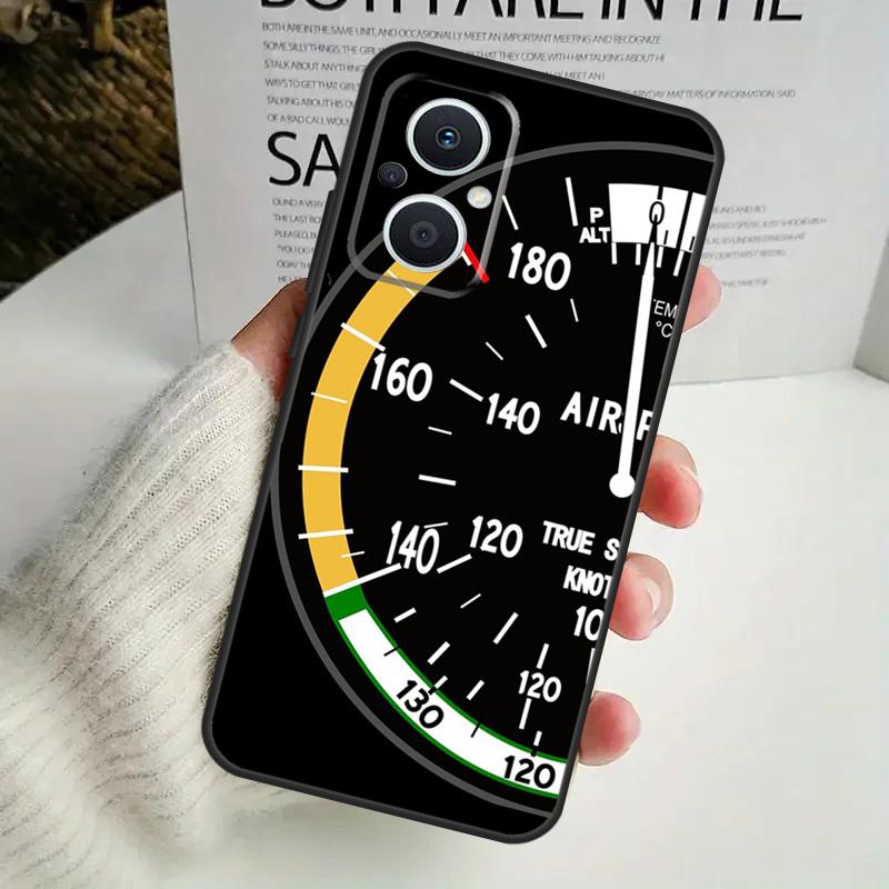 Flight Instruments Case For OPPO Reno 8T 4Z 5Z 8 10 11 Pro 4 5 6 7 Lite OPPO Find X6 Pro X3 X2 X5 Lite Cover