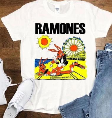 Vintage 1988 RAMONES Rockaway Beach T-shirt - Vtg 1980s Ramones Shirt