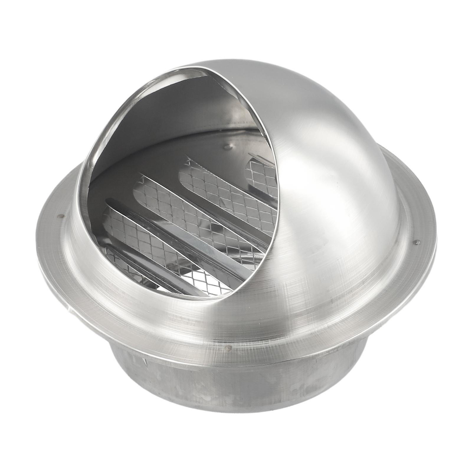 

75mm-200mm Stainless-Steel Wall Ceiling Air-Vent Ducting Ventilation Exhaust Grille Cover Outlet Heating Cooling Vents-Cap