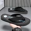 Fashion Men Slippers Outdoor Flip Flops 2025 Summer Flat Shoes Non-slip Fashion Soft Trendy Open Toe Home Breathable Men Beach Slippers