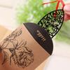 DIY Cute Black Hollow Metal Bookmark Document Book Mark