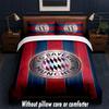 Set Biancheria da Letto Design Bayern Monaco 1 Copripiumino + 2 Federe Morbido Traspirante Biancheria da Letto per la Casa