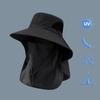 Fisherman Hat Summer Sun Hat Men'S Outdoor Mountaineering Hat Fishing Face Covering Wide Brim Sun Hat