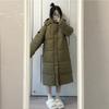 Down Cotton Jacket Mid-length Cotton Jacket Women's Winter 2025 New Student Loose Slimming Warm Thickened Padded Jacket