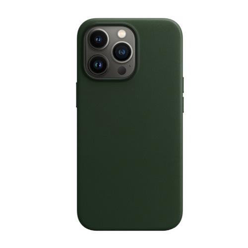 Applicable To IPhone16Pro Official Leather Mobile Phone Case Apple 15 Strong Magnetic Suction 14promax Protective Case 13