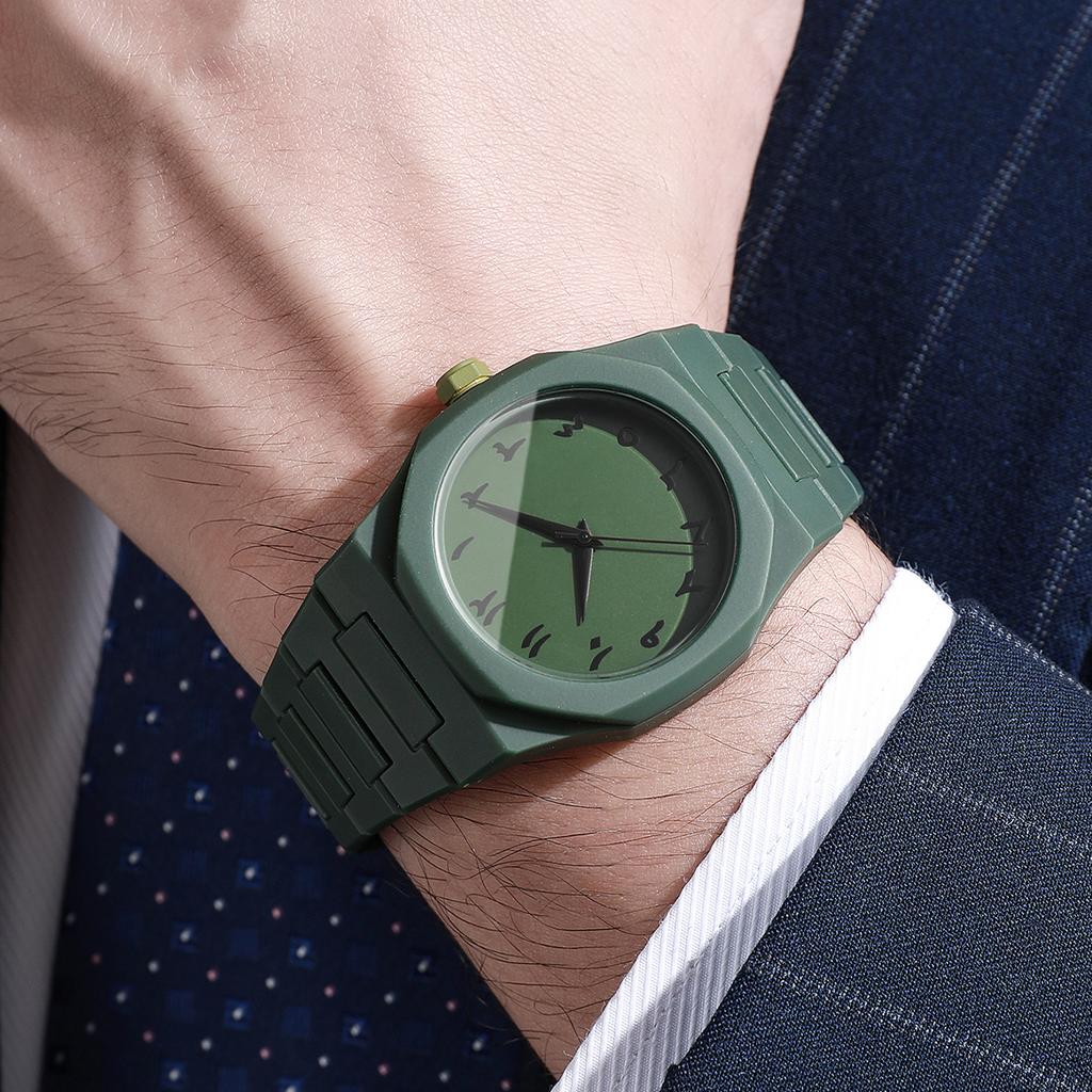 Fashion Plastic Strap Men Business Watches Casual Analog Sports Quartz Watch For Mens Clock Reloj Hombre