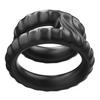 Silicone Double Penis Ring Delay Ejaculation Cock Rings Male Dick Erection Erotic CockRings Multi Wearing Ways Sex Toys for Men