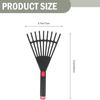 Two Plastic Hand Rakes With Non Slip Handle Designed For Foliage Easy Digging And Cultivating Tasks Yard Maintenance