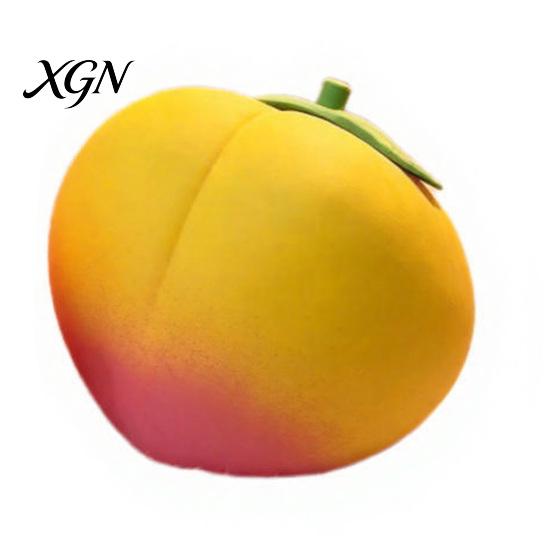 Anxiety Relief Toy Giant Peach Stress Toy, Realistic Large Squeeze TPR Ball Simulated Fruit Sensory Desk for Adults & Kids