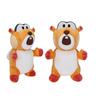 Cute Squirrel Plush Toy 22cm Height Cartoon Style Soft And Cuddly