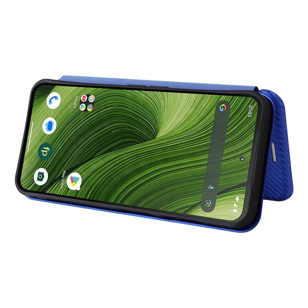 For Fairphone 6 Case Carbon Fiber Texture Drop-Proof PU Leather Phone Cover