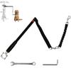 Dog   For Bicycle Dog Leash For Cycling Training Jogging Black