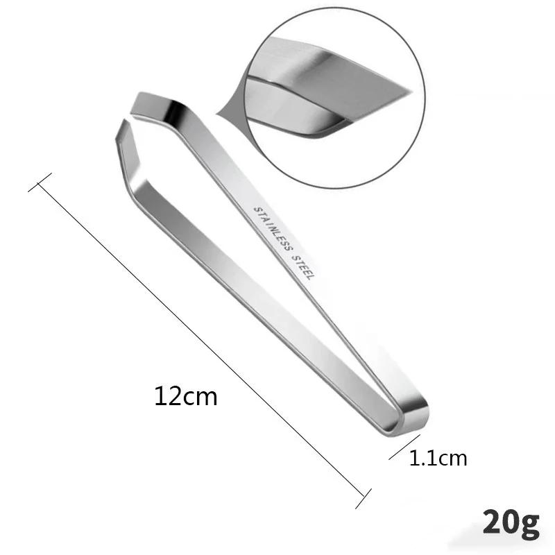 1pcs 430 stainless steel fishbone tweezers clamp puller meat puller metal food gripper cleaner kitchen utensil tool accessories