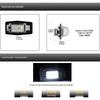 2x 18-LED Black License Plate Lights for Ford Escape/Kuga, Mercury, Mazdas MX-5/MPV