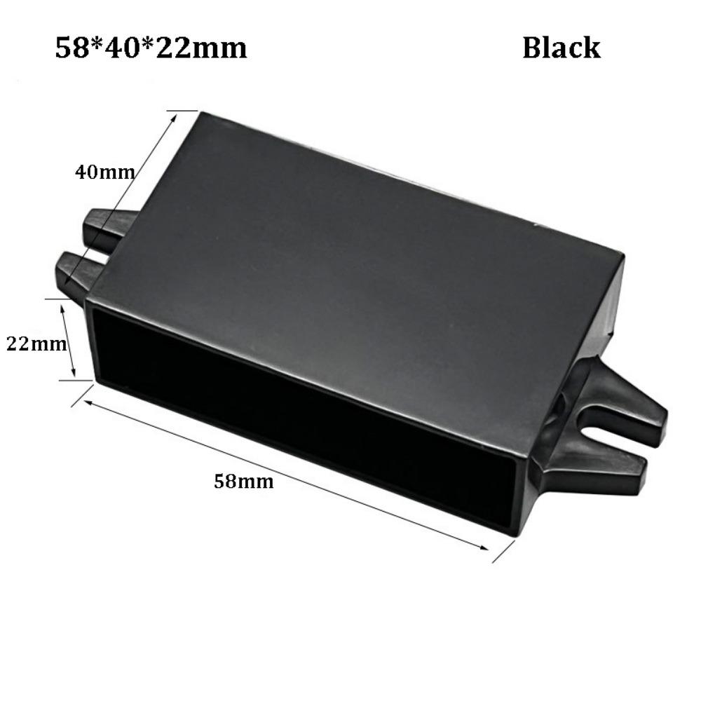 Black Storage Case ABS Plastic Housing Instrument Case Project Enclosure Boxes  Electronic Supplies