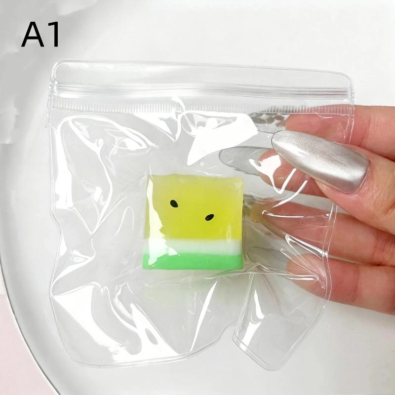 1Pcs Cute Watermelon Ice Cube Fidget Adult Decompression Toy Anti-Stress Slow Rising Fruit Soft Stress Relief Squeeze Toys