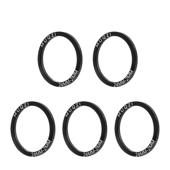 

5Pcs Bike Accessories Gasket Universal Installation Lightweight Design Wear-resistant High Strength Strong Cycling Tool Steel Bottom Bracket Washer K