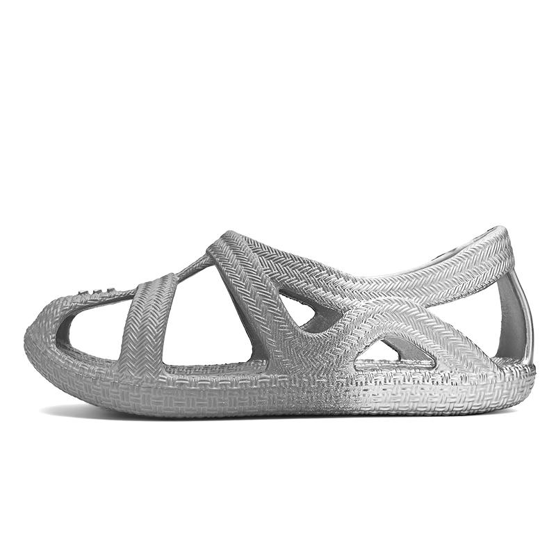 

38-45 Мужские Большие Размеры Модные Мягкие Подошвы Домашние Повседневные Тапочки Пляжная Обувь Уличные Сандалии 44/45 серый/белый