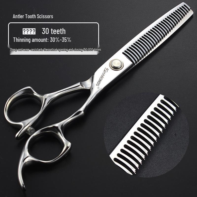 Hairdressing Scissors & Shears: 6.5, 7, 7.5, 8, 9-inch Straight & Notch Tooth Options for Hairdressers & Barbers