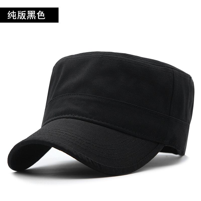 Big Head Man Large Size Pure Cotton Army Flat Cap Outdoors Baseball Cap Summer Polyester Plus Size Military Hat 55-60cm 60-65cm