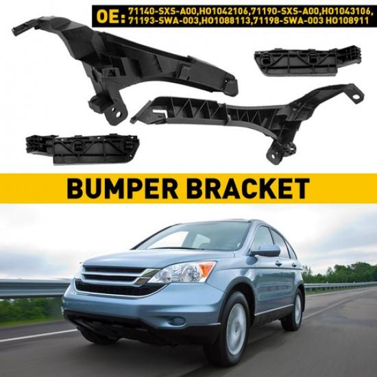 

For CR-V CRV 2007- 2011 Bumper Headlight Support Bracket Front 4PC Beam Mount US