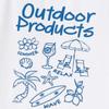Outdoor Products Kids Cool Touch Back Graphic Short Tee Off White Od262iss22 Owh