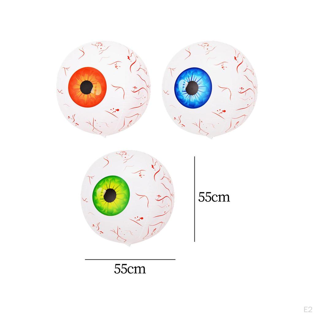 Creepy Inflatable Eyeball Decor Set for Halloween Festivities