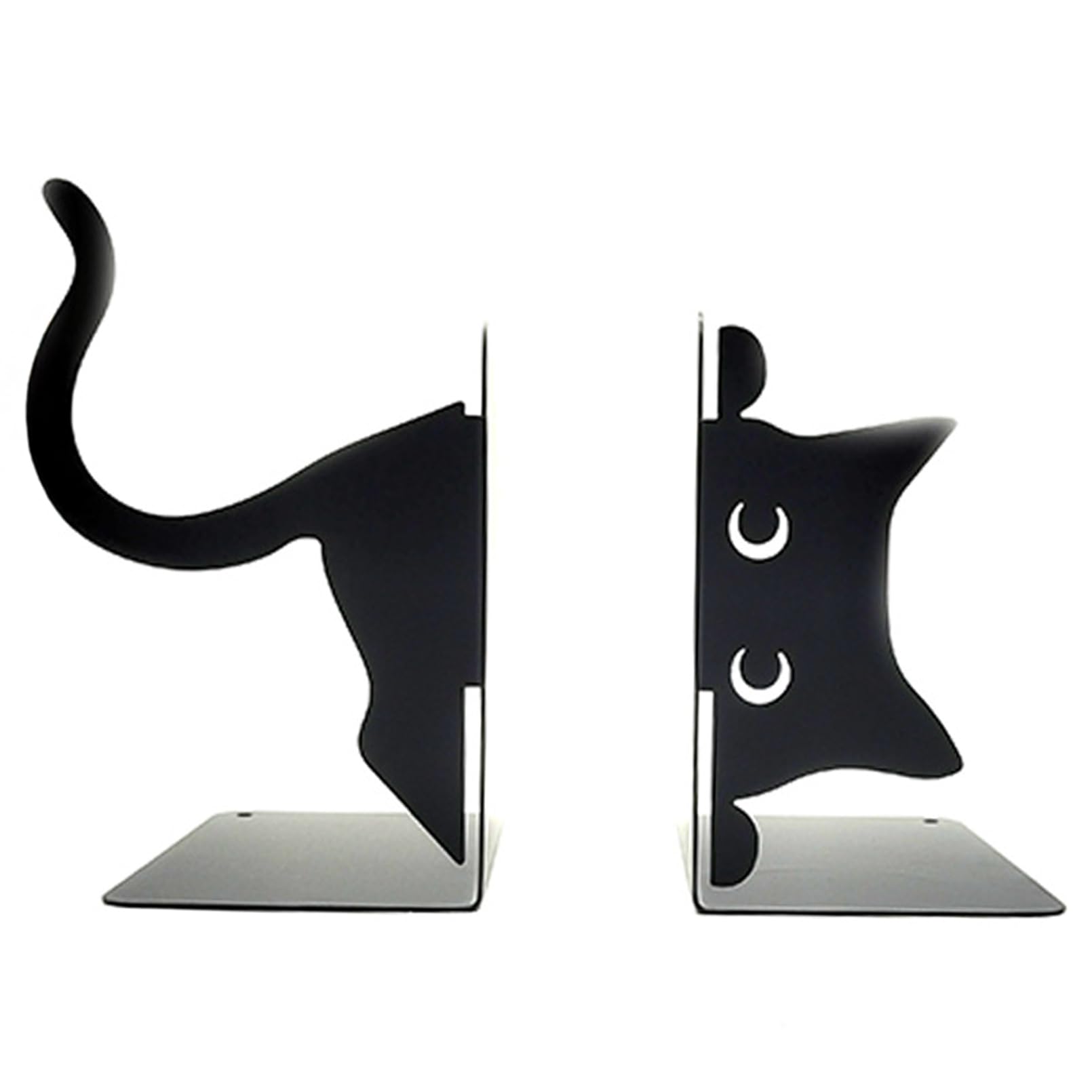 

Chandini Black Cat Bookstand, Set of 2, Cute, Stable, Stylish Interior Decoration