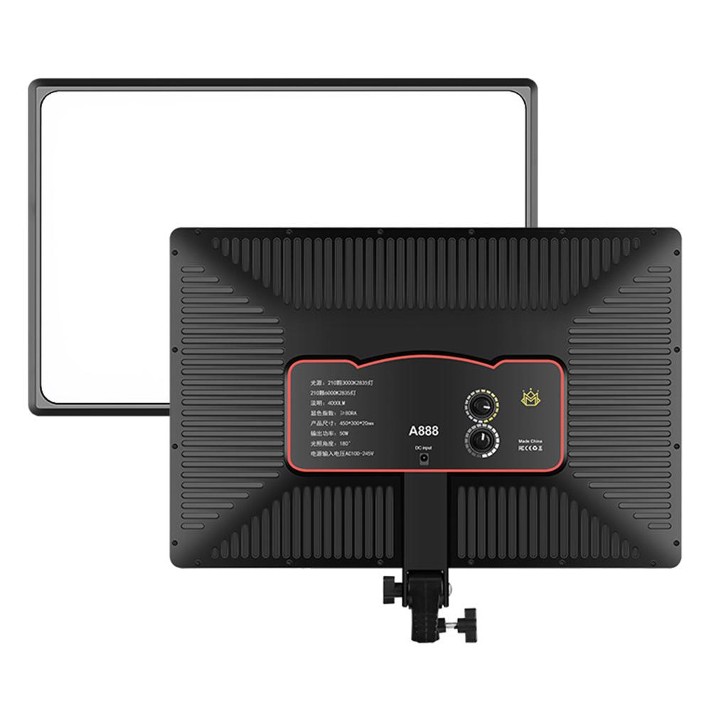 

A888 14-дюймовый светодиодный панельный свет для помещений, для фотосъемки, прямой трансляции, видеосъемки на телефон, заполняющий свет с пультом дистанционного управления EU Plug