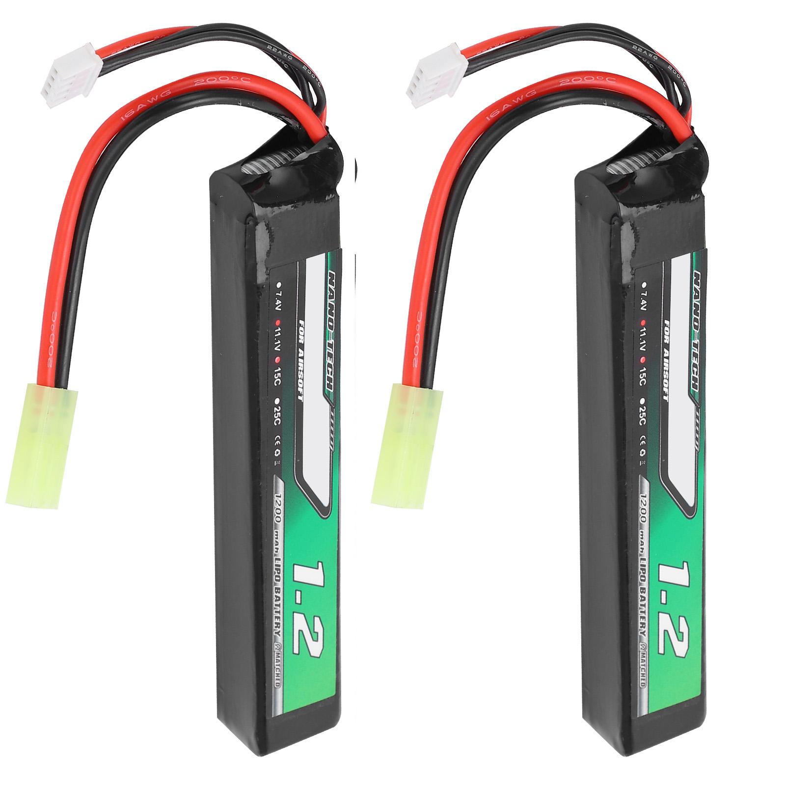 

11.1V 15C 1200mah RC Car Chargeable Lithium Battery Portable for Tamiya Output Plug