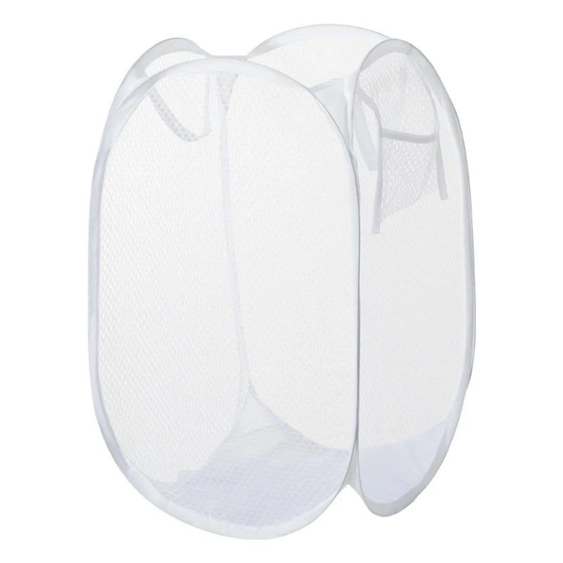 

Корзина для грязного белья Скелетная вентилируемая складная удобная для хранения портативная вместительная корзина для одежды Envios Gratis Para Hombre L белый