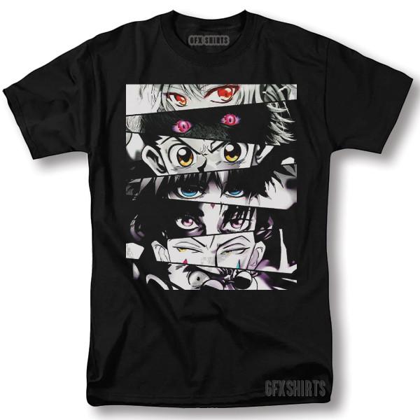 Hunter X Hunter Eyes Shirt Gon Freecss Hisoka Gon HXH Anime Manga T-Shirt XXL