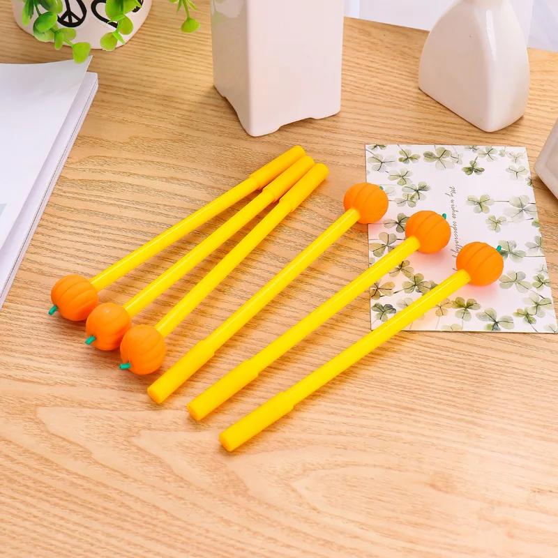 1 Pcs Hallowmas Pumpkin Pen 0.38mm Cute Pens Handle Gel Pen School Stationery Office Tools
