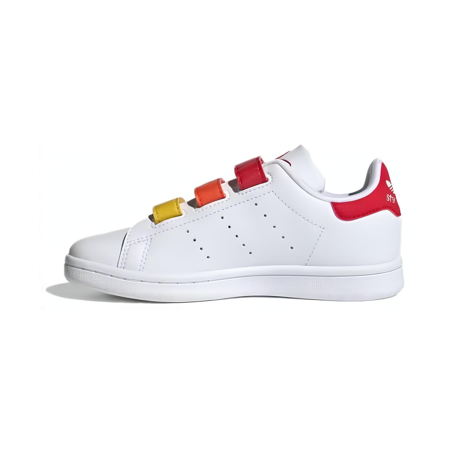 

Adidas Кроссовки Stan Smith J White Better Scarlet Kids Cloud-White IE8111 30½