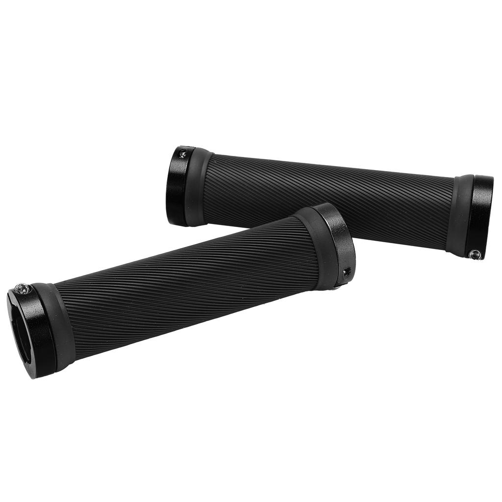2 szt. Chwyty Rowerowe Gumowe Antypoślizgowe Kierownica Rowerowa z Plastikowymi Osłonkami na 22 mm Rower Szosowy Górski Zamiennik