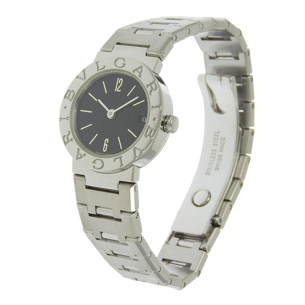 BVLGARI Bzero1 Watches BB23Stainless Steel Be zero one blackDial Stainless Steel Quartz Analog display Women Used