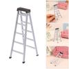 Doll House Ladder 1/12 Miniature Furniture Toy Doll House Accessory for Kids Pretend Play Craft Model Project Decoration