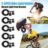 Bike Light Bracket Aluminum Alloy Cycling Lamp Base Lightweight Bicycle Light Mounting Bracket Portable Bicycle Accessories