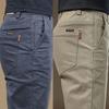 Sommer Dünne Baumwolle Herren Freizeit Hose Trendig Vielseitig Elastisch Leichte Business Hose Arbeit Formell Schlank Gerade Hose