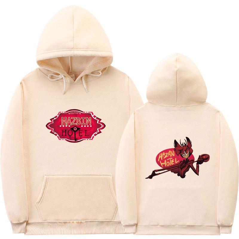 Hazbin Hotel Hoodie Unisex Oversized Cotton Sweatshirt Casual Wear
