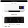 Wall Heater Electric Space Heater Quick Heating Remote Control Household Heater for Bedroom Garage Office Household