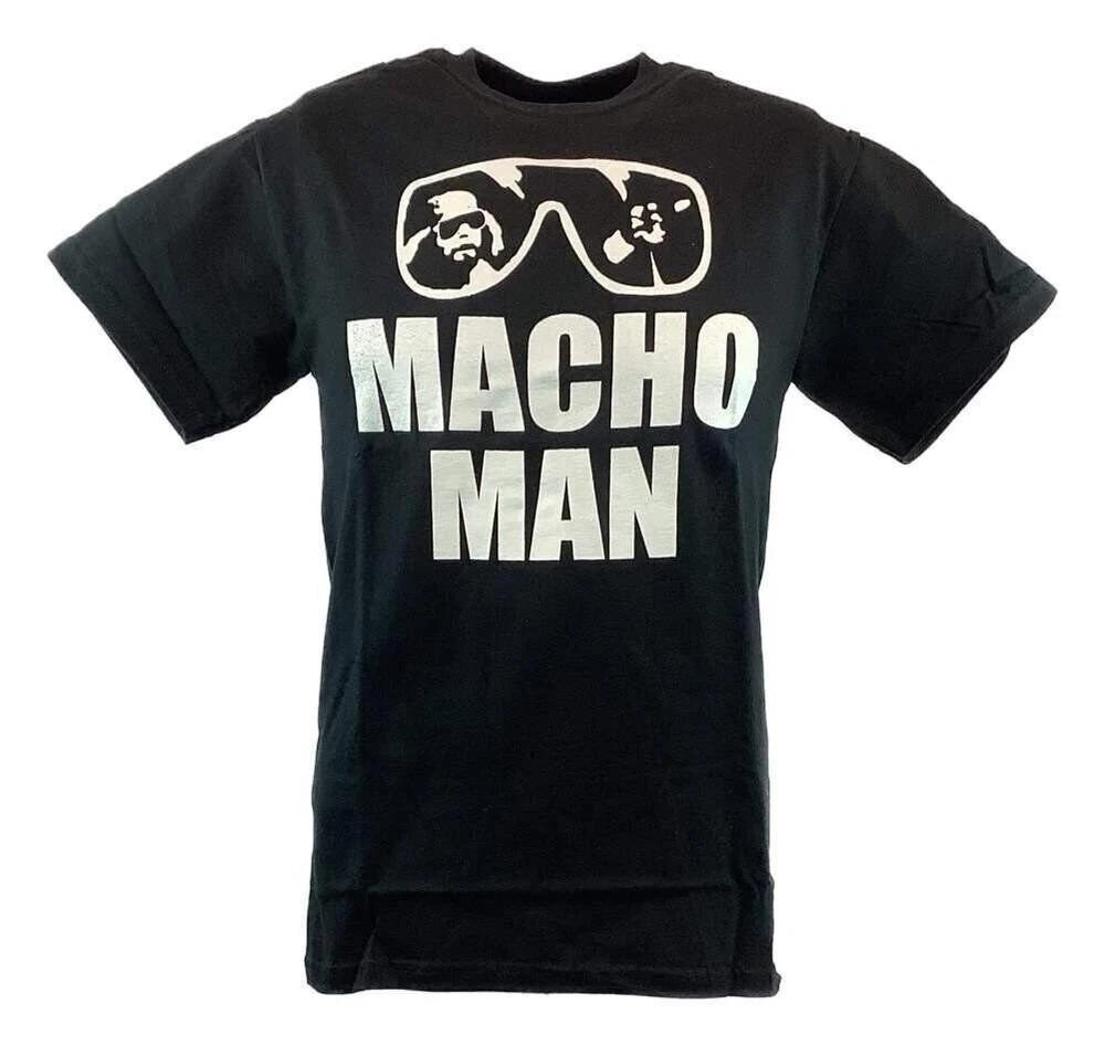 Macho Unisex Randy Savage Sunglasses Black Tshirt S