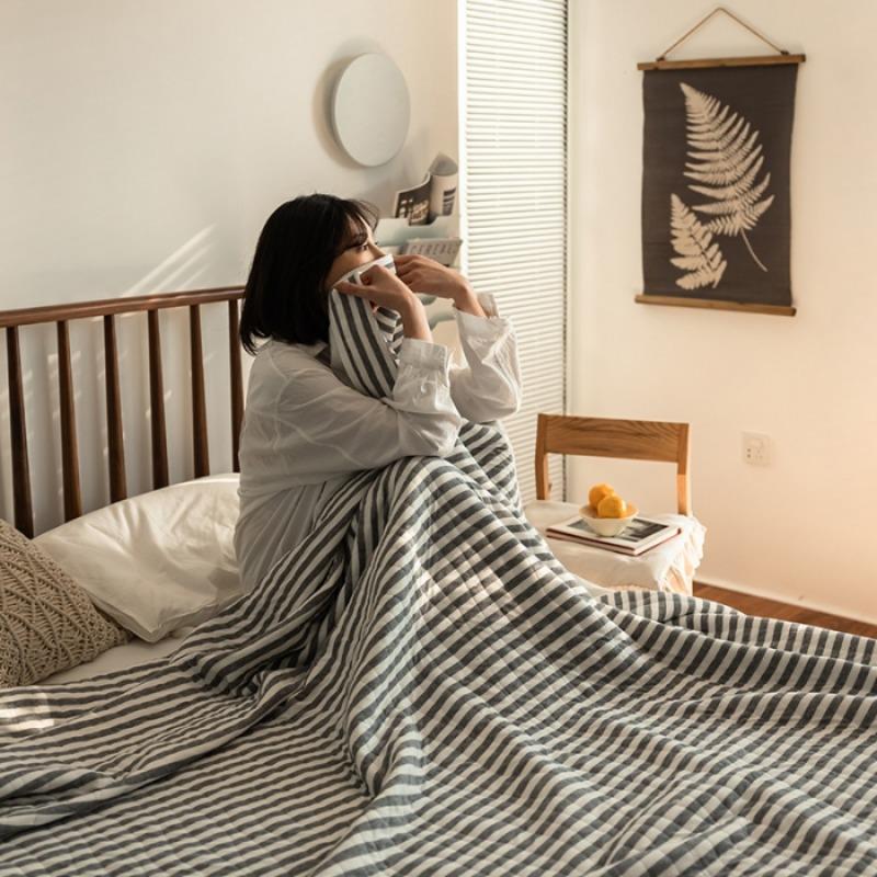 Summer Cool Quilt Cotton Air Conditioner Quilt Pure Cotton Summer Quilt Bedding Set Comforter Set Bed Cover Set